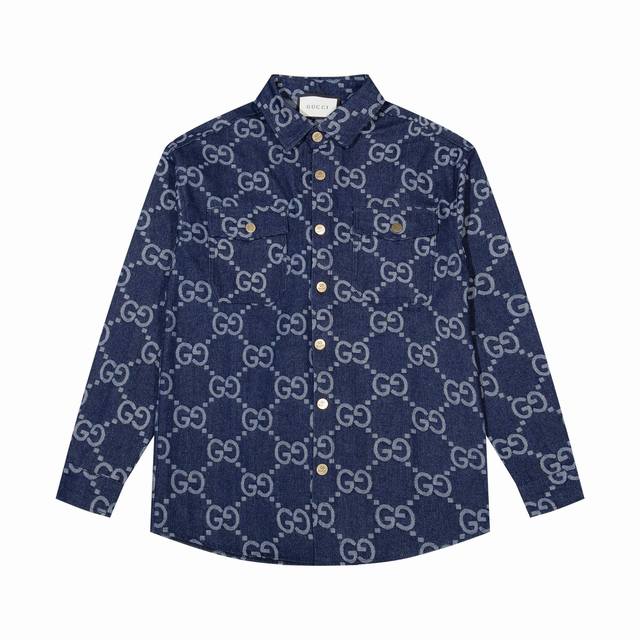 Gucci's cool denim jacket, 24Ss, features a new autumn/winter design crafted fro
