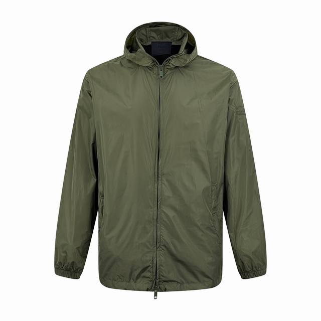 Prada functional zipper jacket DDD. Customized with elegant, lightweight recycle