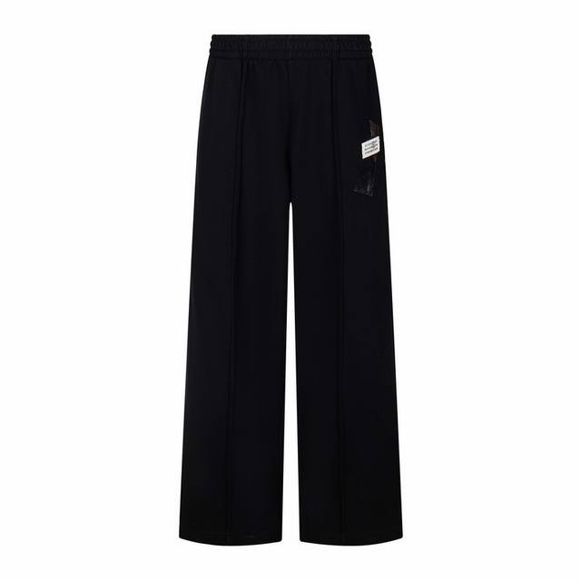 High-quality Maisonmargiela wide-leg patchwork sweatpants, unisex. 450g heavywe