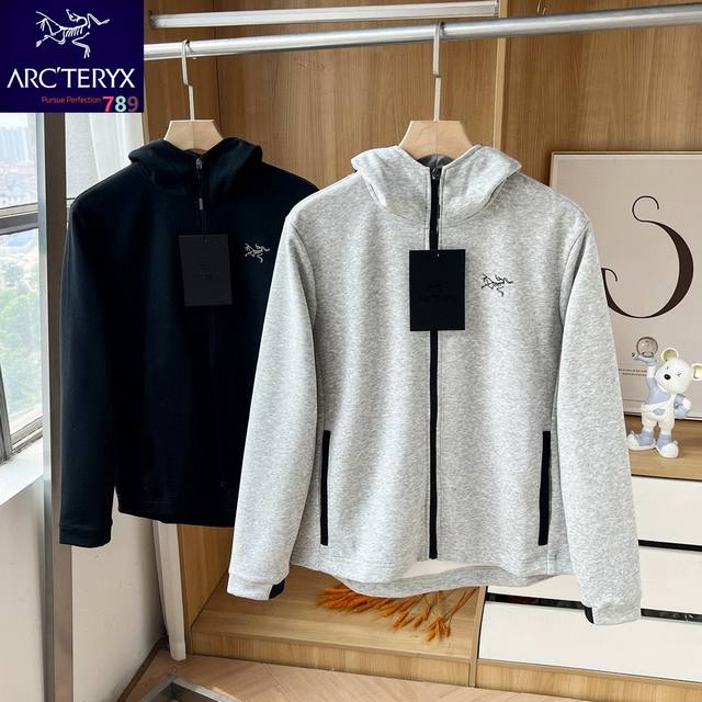 Arc'Teryx High-Quality Spring Drop Shoulder Loose Hooded Zipper Cardigan Hoodie