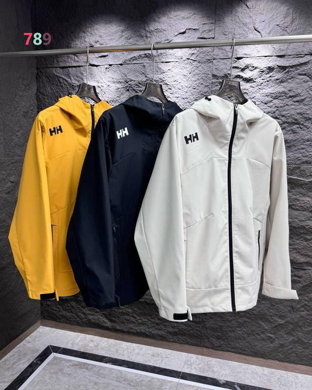 Helly Hansen Helly Hansen Couple's Spliced One-Piece Waterproof Jacket, 1 Salt H