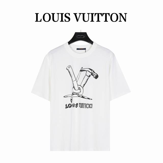 Louisvuitton Hammer Tool Short-Sleeved T-Shirt DDD. Unisex, this stylish piece f