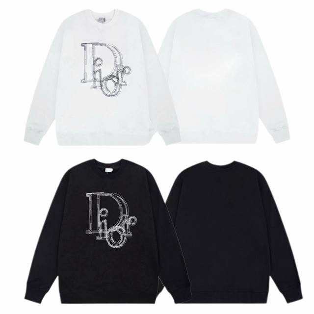 Dior 2025Ss Fall/Winter crewneck sweatshirt with classic slogan front print. - F