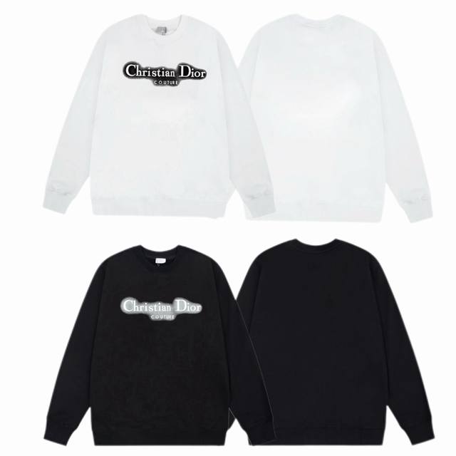 Dior 2025Ss Fall/Winter crewneck sweatshirt with classic slogan front print. - F