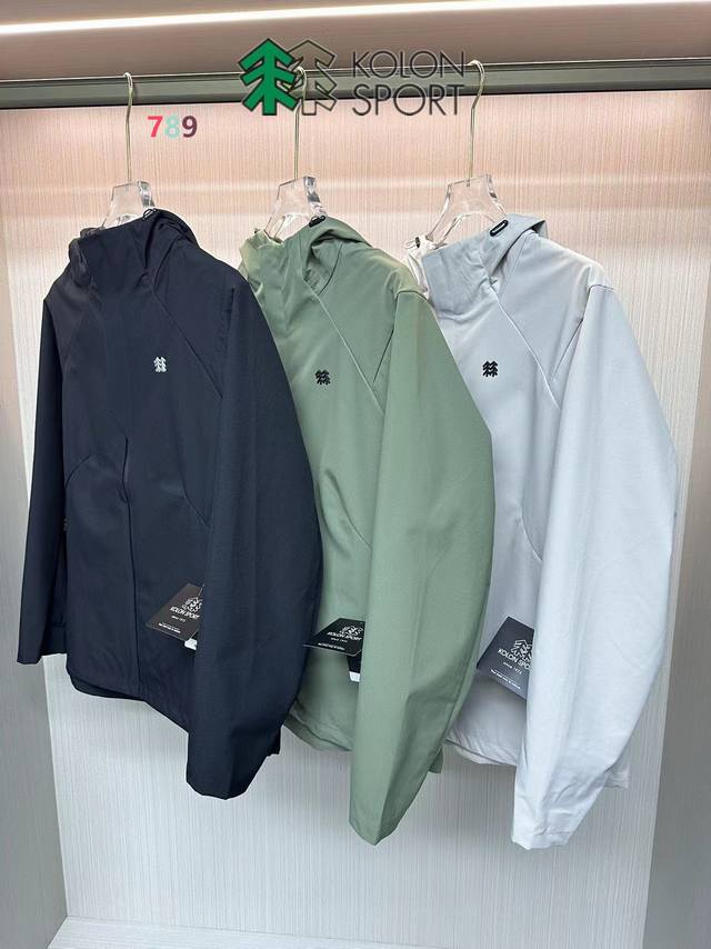 Kolon Sport Autumn Casual Outdoor Jacket 25Ss New Arrival, Windproof, Waterproof