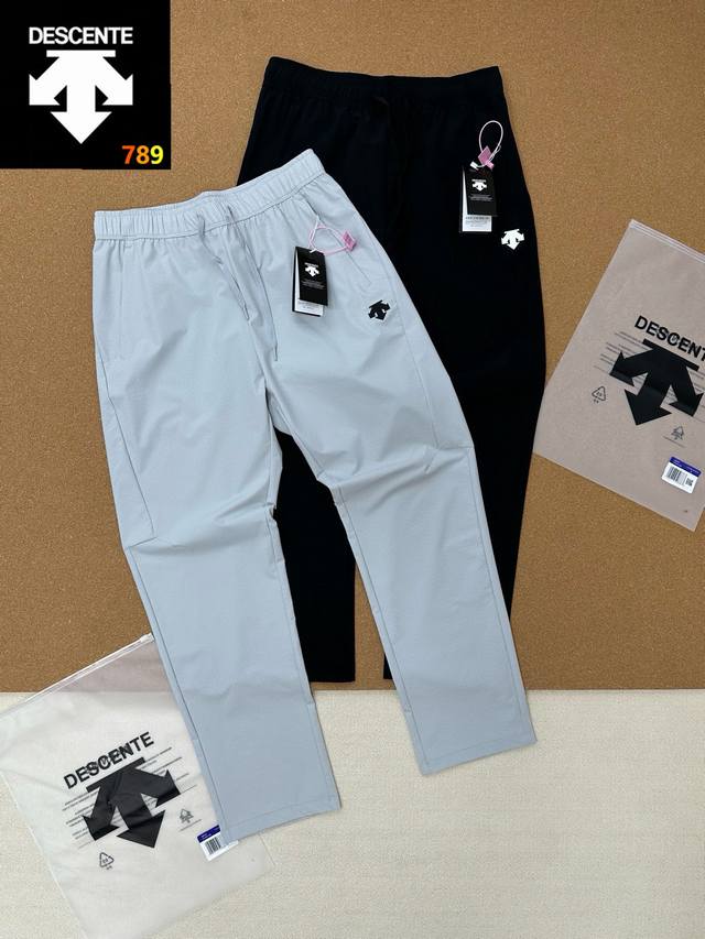 Descente 's new summer men's simple, stylish, and breathable woven trousers for