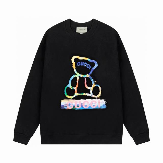 Top version New model number: G1057 Gucci's latest double G watercolor bear prin