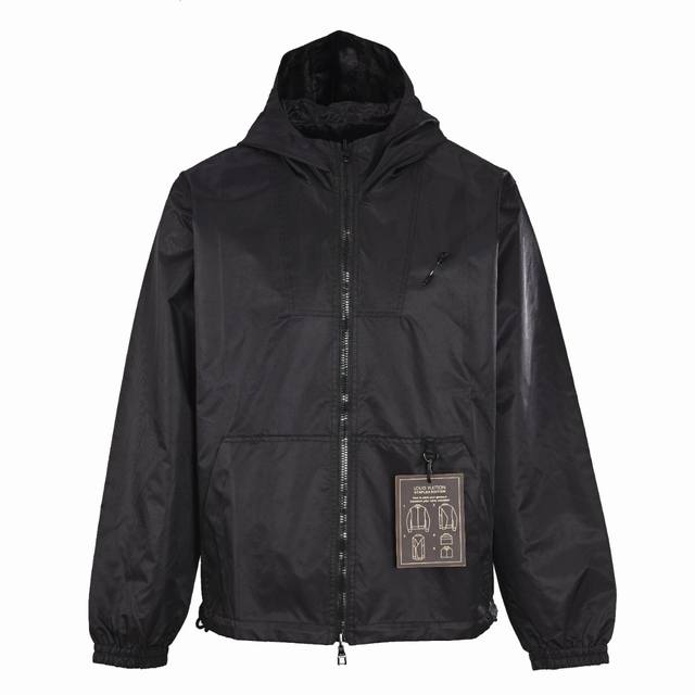 Louis Vuitton Lv Dark Jacquard Reversible Jacket This reversible jacket features