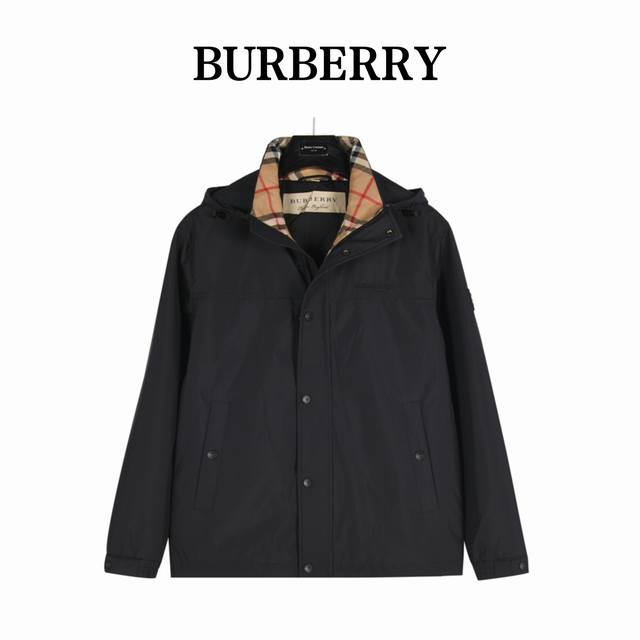 Burberry Burberry lined plaid hooded jacket is rarely available through trade ch