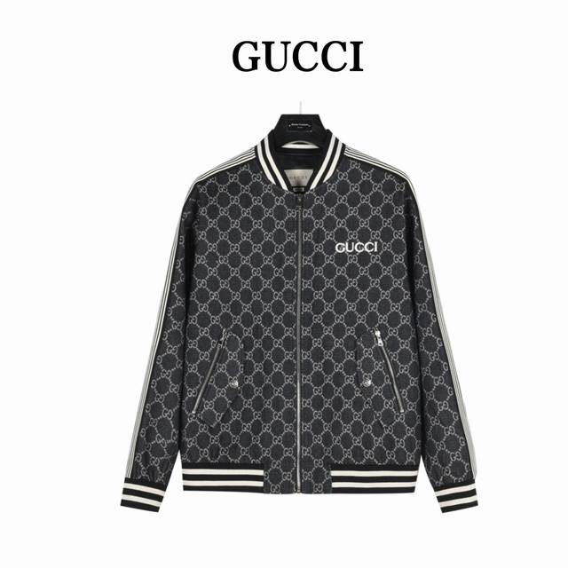 Gucci Double G all-over webbing jacket DDD. This jacket is a rare find through t