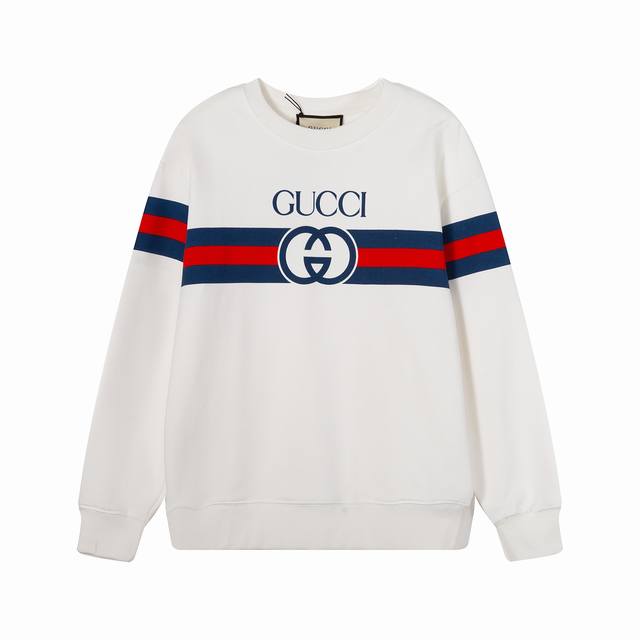 730, high-end custom, highest-quality version of Gu*'s new logo-printed crewneck
