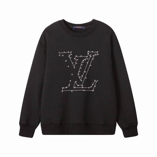 515, high-end custom, highest-quality version of the new LV embroidered crewneck