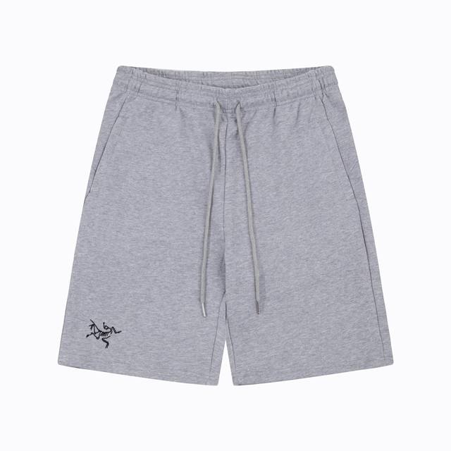 Arc New summer imported high-density embroidered logo unisex casual shorts Color