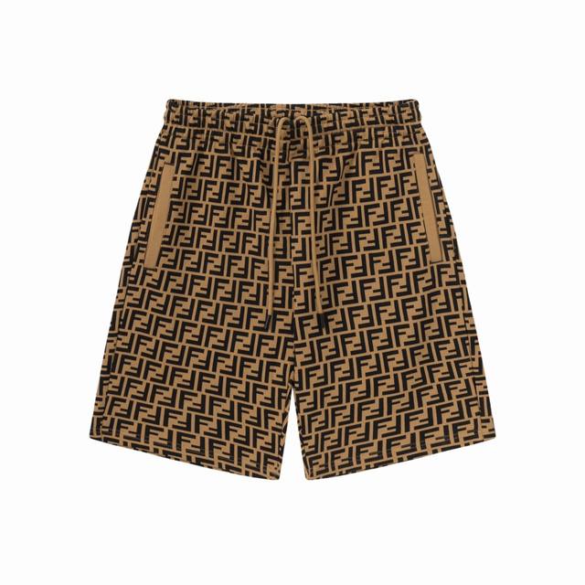 All! Fd New summer style custom terry fabric with full double F letter logo pri