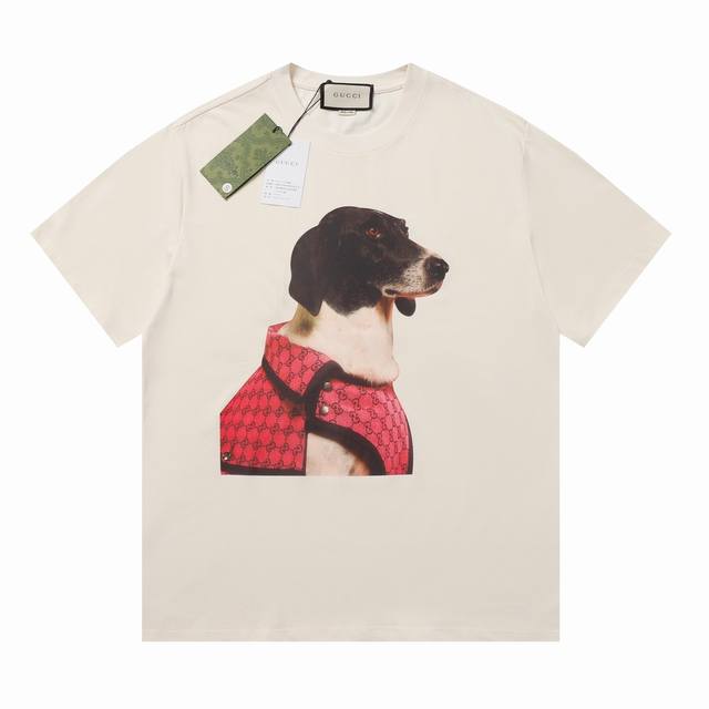 Gu New Summer Custom 260G Double Yarn Cotton Fabric Digital Printing Pet Dog Log