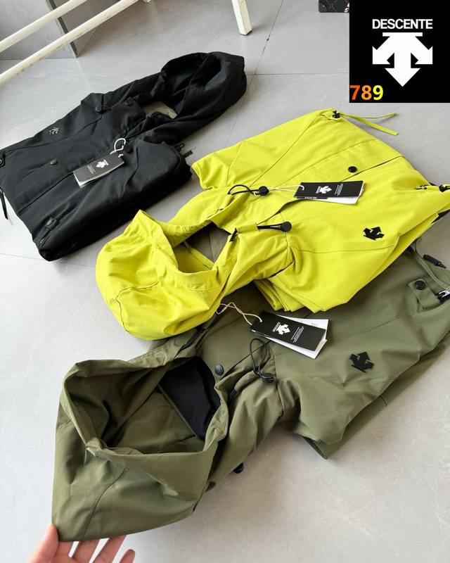Descente Lightweight 25Ss Fall/Winter New Outdoor Waterproof Couple's Sleeve Wor