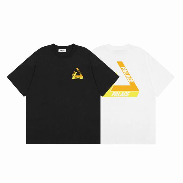 Palace Simple missing triangle yellow logo limited summer new short sleeve Color