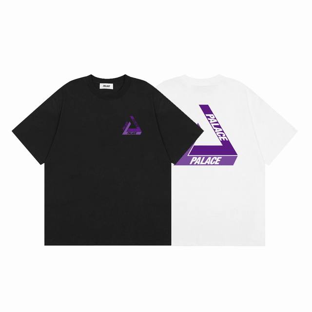 Palace Simple missing triangle purple logo limited summer new short sleeve Color
