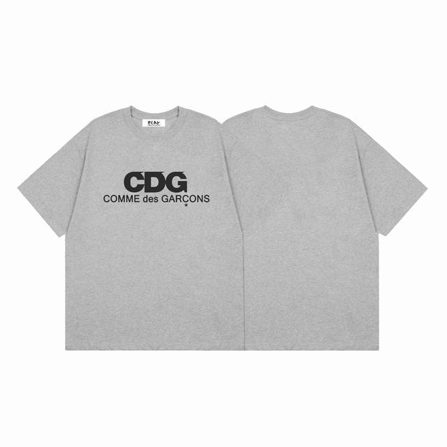 Comme Des Garcons Kawakubo Rei Play letter print summer short-sleeved T-shirt Co