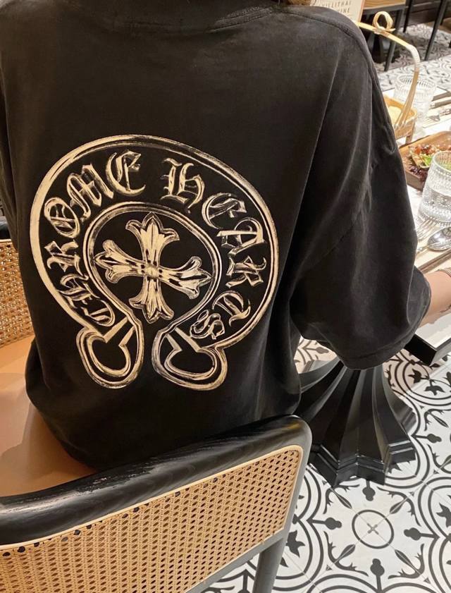 Style: G05 --- Top-of-the-line Chrome Hearts heavy-washed, distressed horseshoe