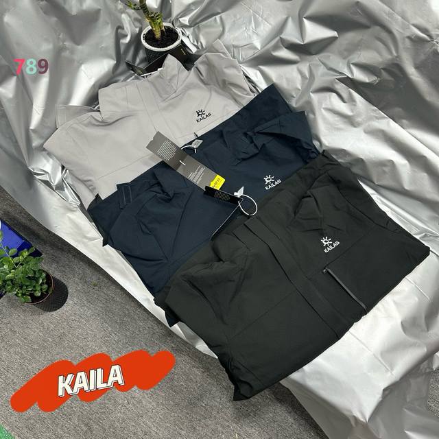 Kailas Hooded Outdoor Sports Soft Shell Windproof Jacket Classic Style Removable