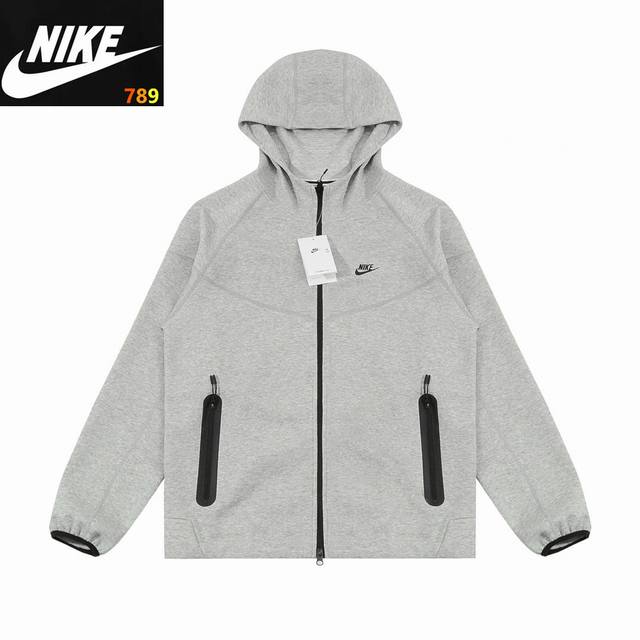 Nike Nike classic small hook Logo print couple sports casual thin hooded jacket