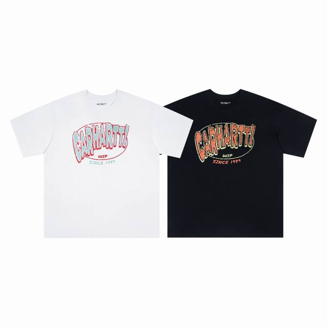 4044# Carhartt Wip Carhartt classic Carhartt Logo printed short sleeves Color: B