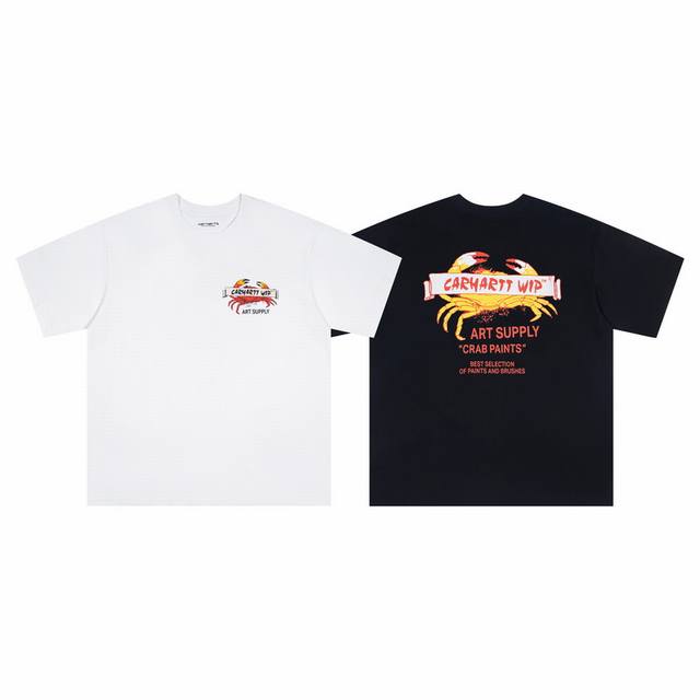 4037# Carhartt Wip Carhartt 25Ss official website crab large print unisex Color: