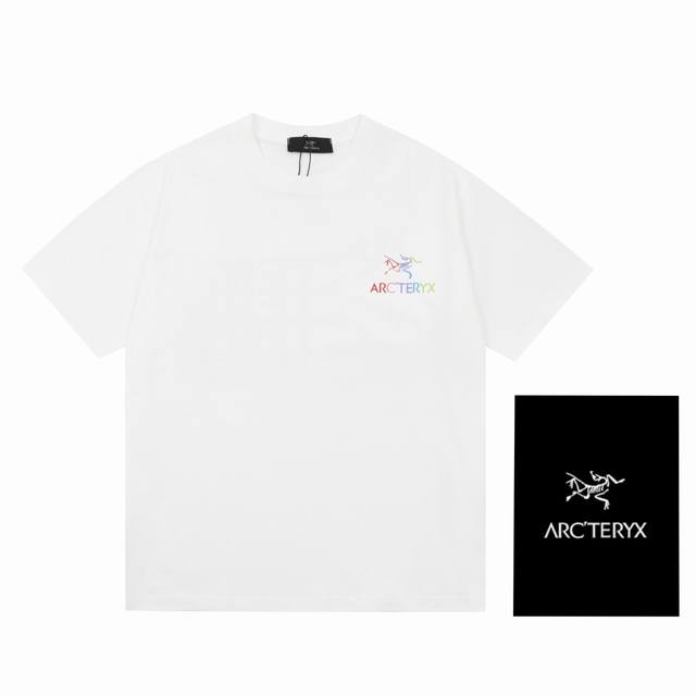 Style number: T39 Arcteryx classic logo colorful print short-sleeved T-shirt, f