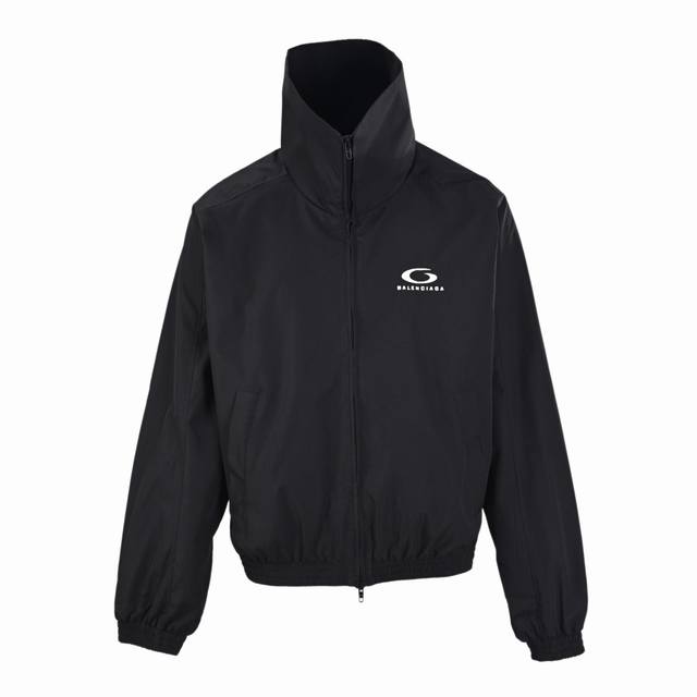 Balenciaga Blcg x Ua Large Stand Collar Woven Jacket The Ua woven jacket is a pi