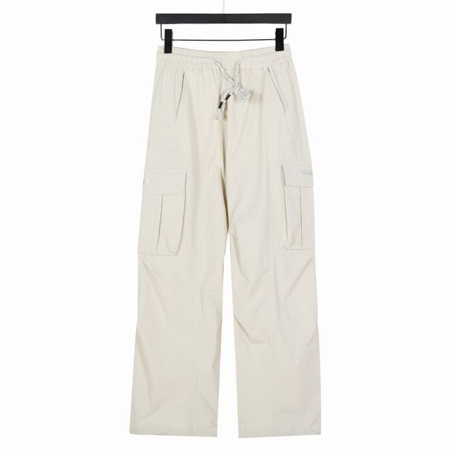 Lululemon Dance Studio series solid color casual lace-up mid-waist paratrooper l
