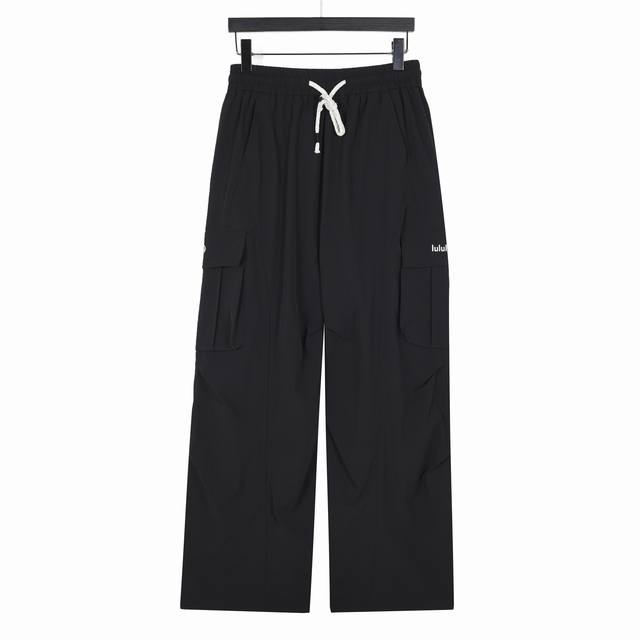 Lululemon Dance Studio series solid color casual lace-up mid-waist paratrooper l