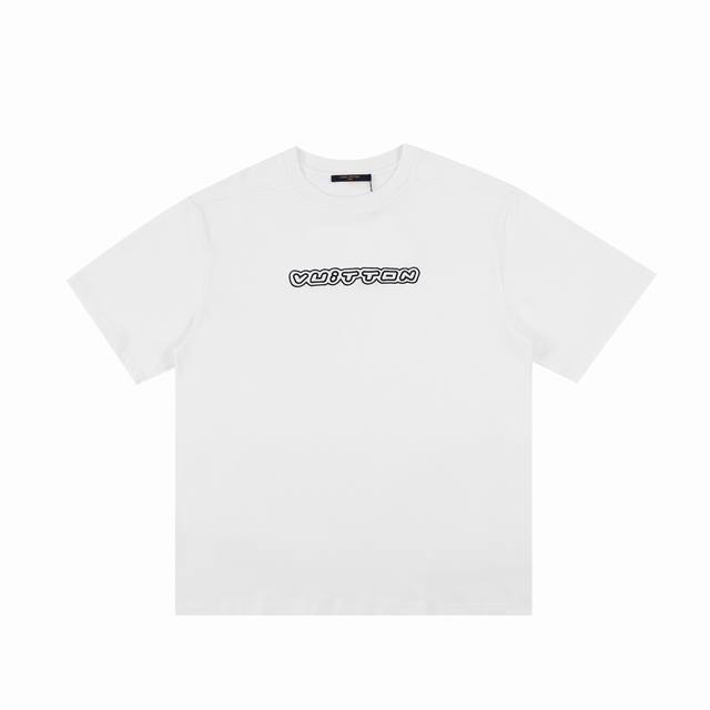 Highest qualityLouis Vuitton 23Ss limited edition 1854 embroidered short-sleeved