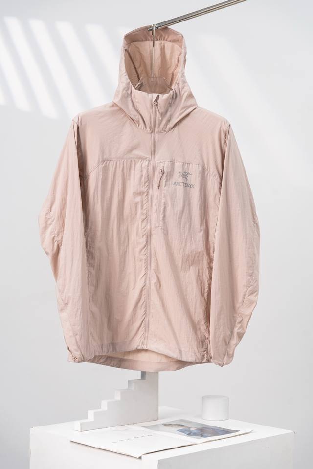 Misty Evening Pink Arcteryx Squamish Hoody Lightweight Windshell Hooded Casual L