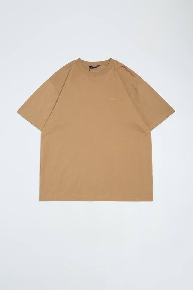 Balenc#Aga Paris Bb small letter embroidered T-shirt DDD. Top-notch embroidery c