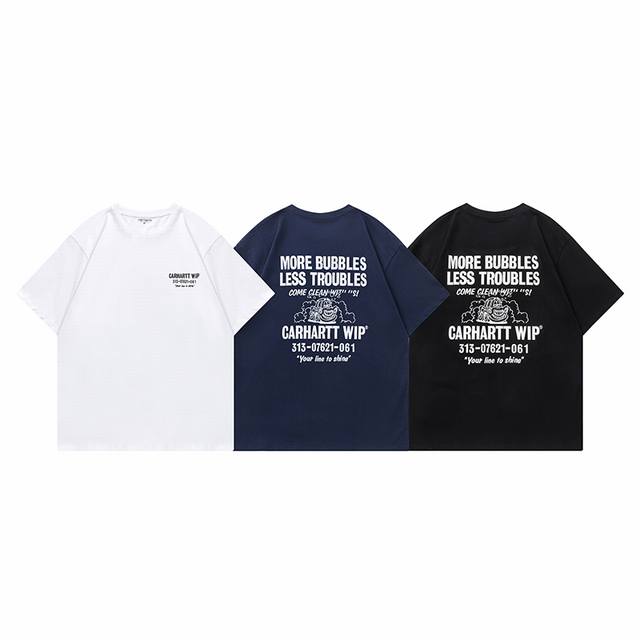 4033# Carhartt Wip Carhartt 24Ss official website new short-sleeved printed fash