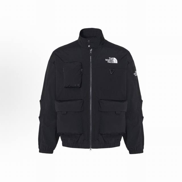 The North Face Tnf solid color zipper functional outdoor jacket. New early sprin