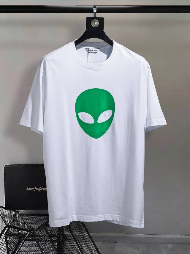 Balenc#Aga Paris Alien T-shirt DDD. Top-notch printing technology, original deve