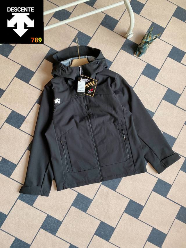 Descente 25 Spring/Autumn Men's Edition Lightweight Waterproof Hooded Outdoor Ja