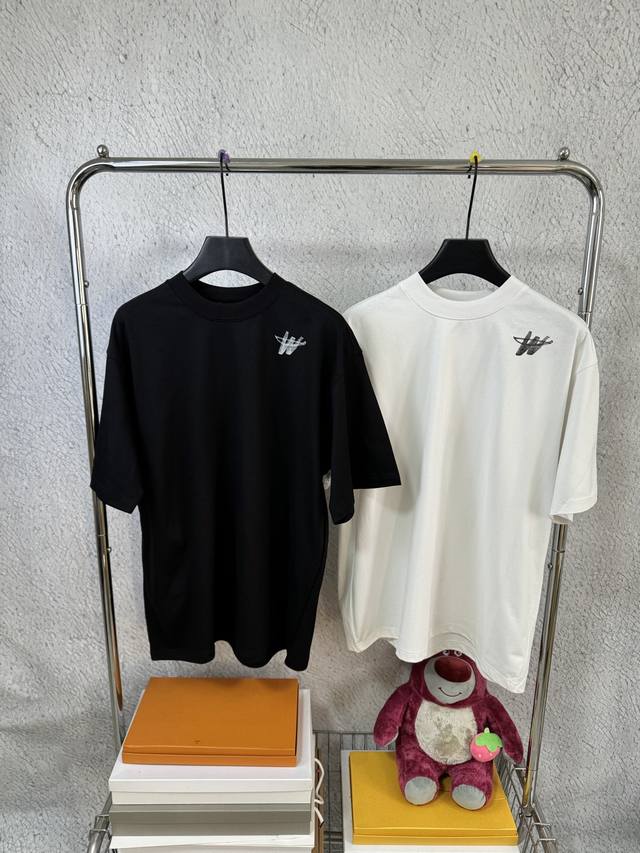 3022# We11Done Korean trendy brand Welldone loose large size short-sleeved T-shi