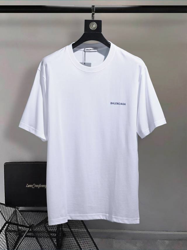 Balenc#Aga Paris' new front and back monogrammed T-shirt (DDD). Made with premiu