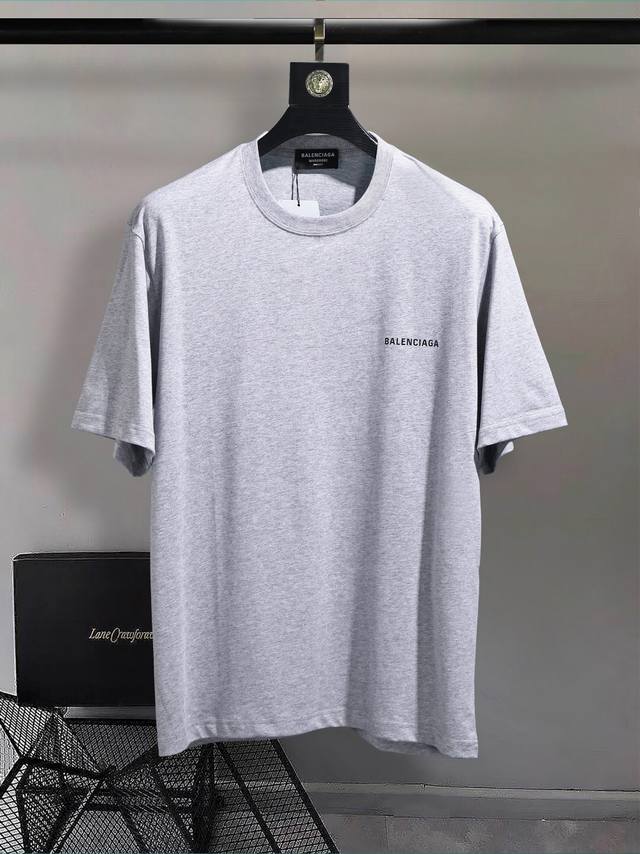 Balenc#Aga Paris' new front and back monogrammed T-shirt (DDD). Made with premiu