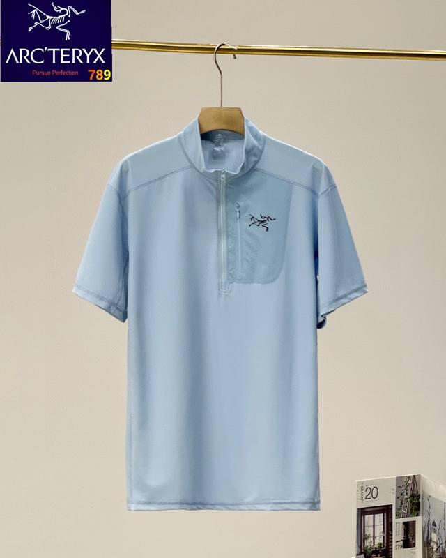 Arc'teryx Summer Ice Silk Short Sleeve Fabric is made of 85% nylon and 15% spand