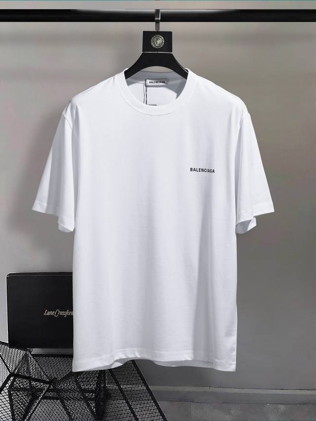 Balenc#Aga Paris' new front and back monogrammed T-shirt (DDD). Made with premiu