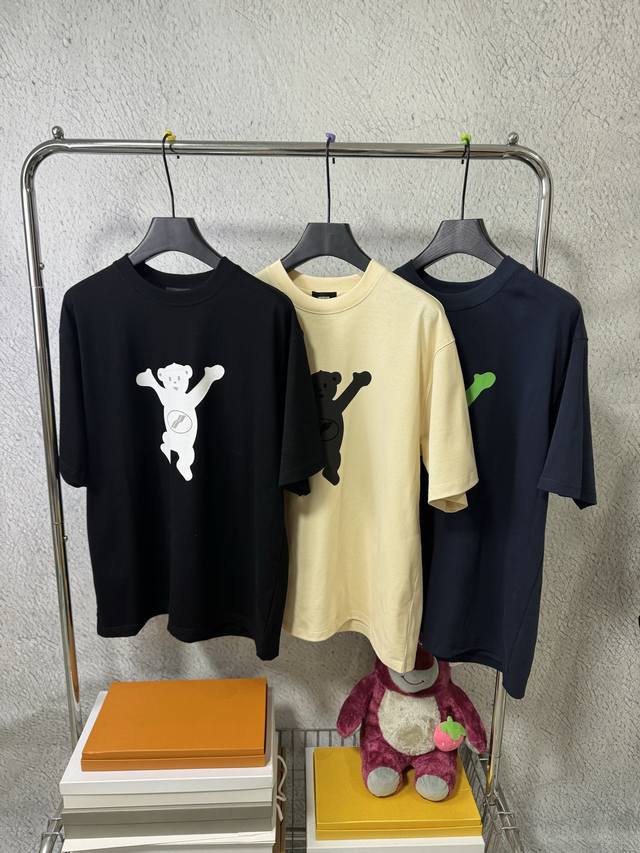 3004# We11Done Korean trendy brand Welldone loose large size short-sleeved T-shi