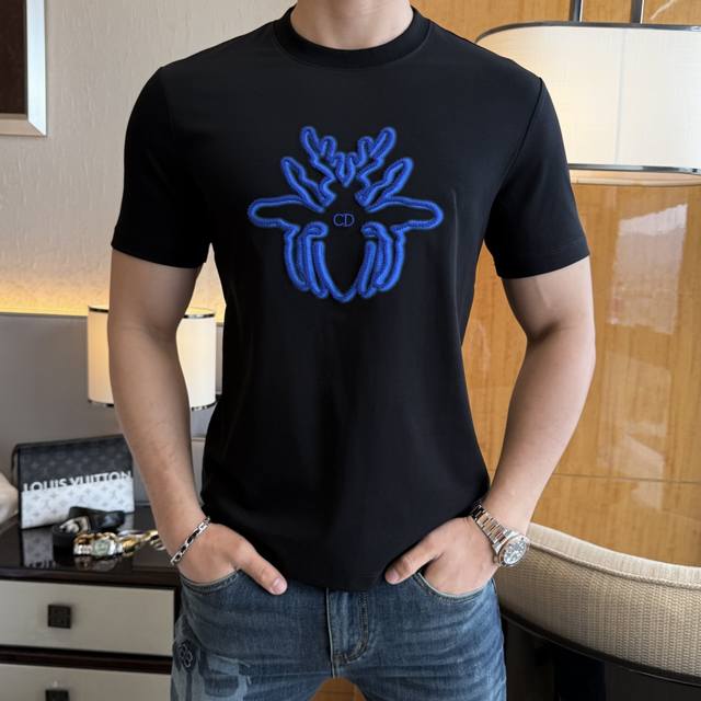 Dior 2025Ss Year of the Snake Spring and Summer boutique short-sleeved T-shirt i