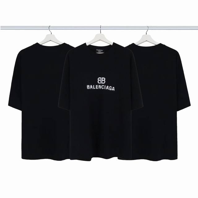 Balenciaga mosaic short-sleeve Balenciaga blurred short-sleeve 21 new main whea