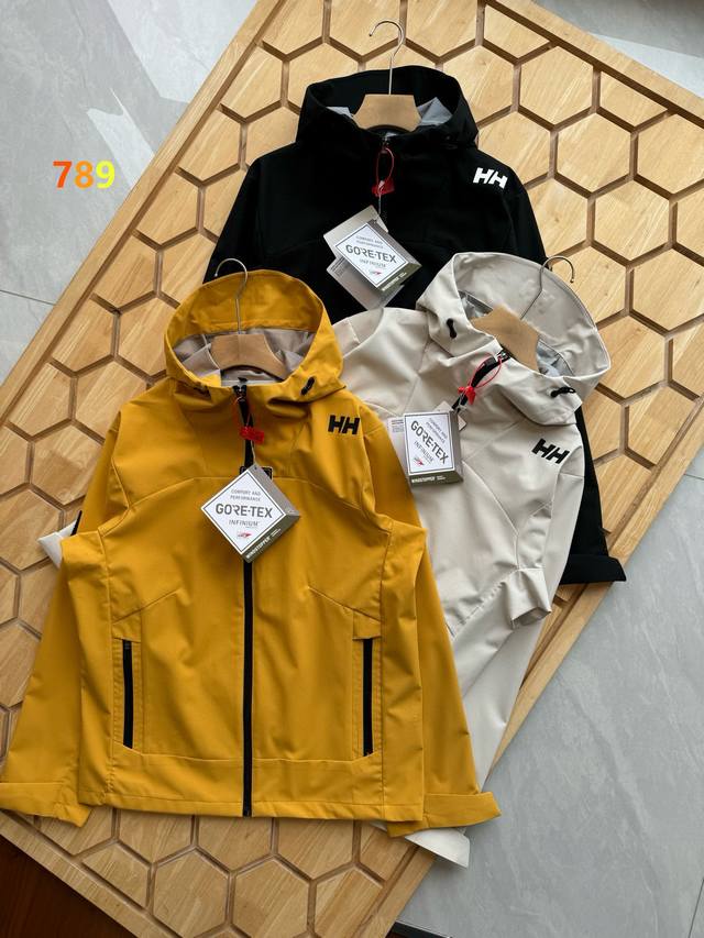 Helly Hansen's high-end laminated, one-piece, water-repellent jacket for couples