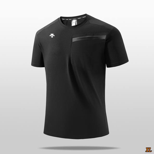 Descente exclusive real shot of the new summer high-quality ice silk short-sleev