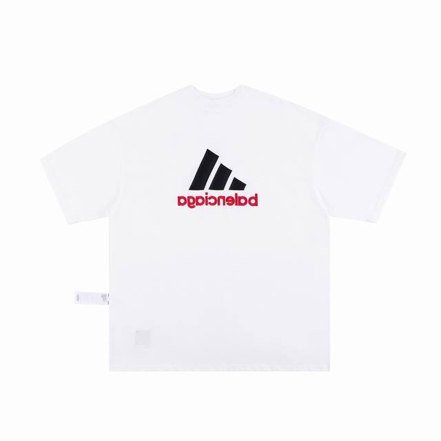 Balenciaga X Adidas 23Ss Double-Sided Short Sleeve - Balenciaga and Adidas heavi